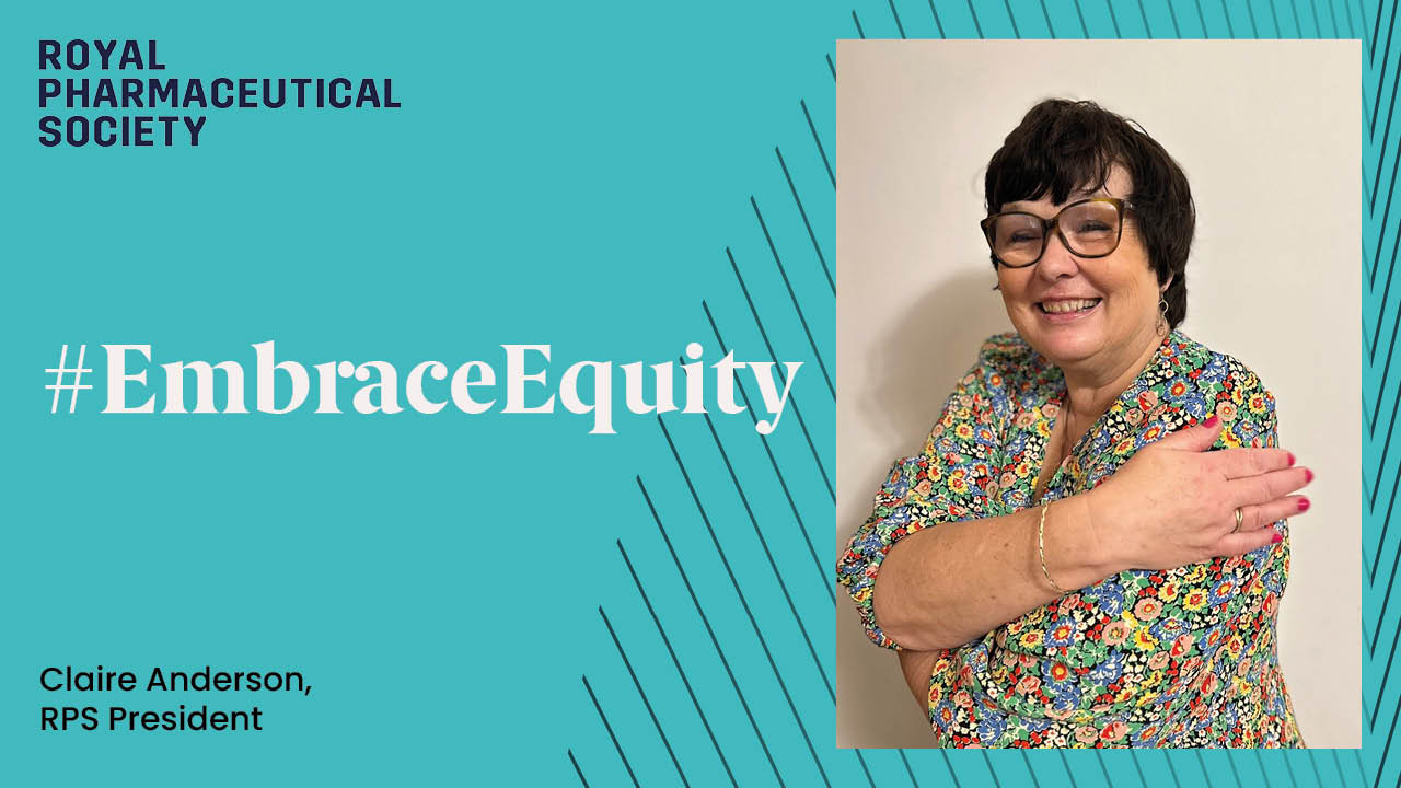 Claire Andersons supporting International Women's Day, embracing equity