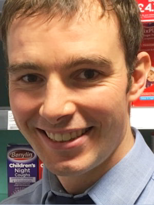 portrait image of Gareth Hughes, RPS Welsh Pharmacy Board 