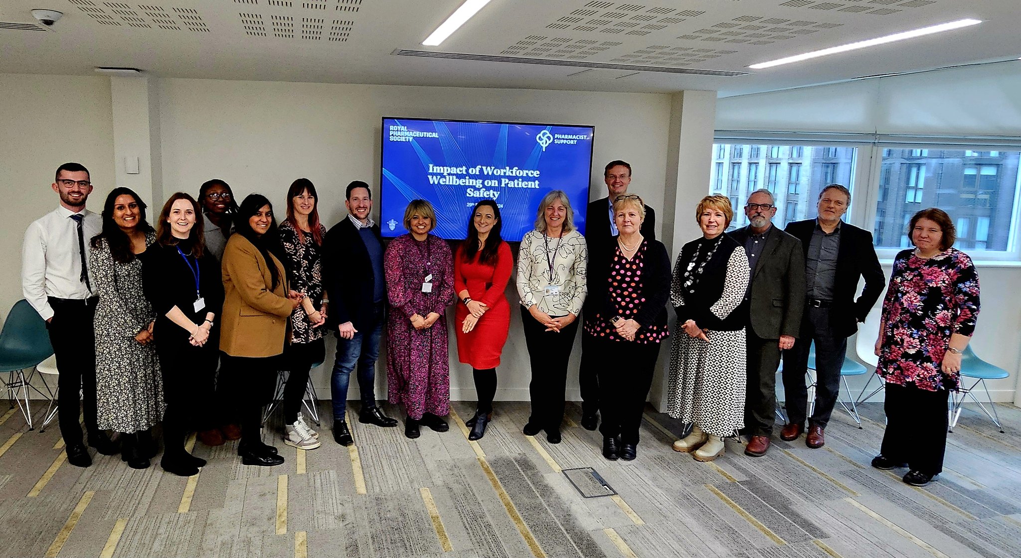 attendees at the workforce wellbeing roundtable