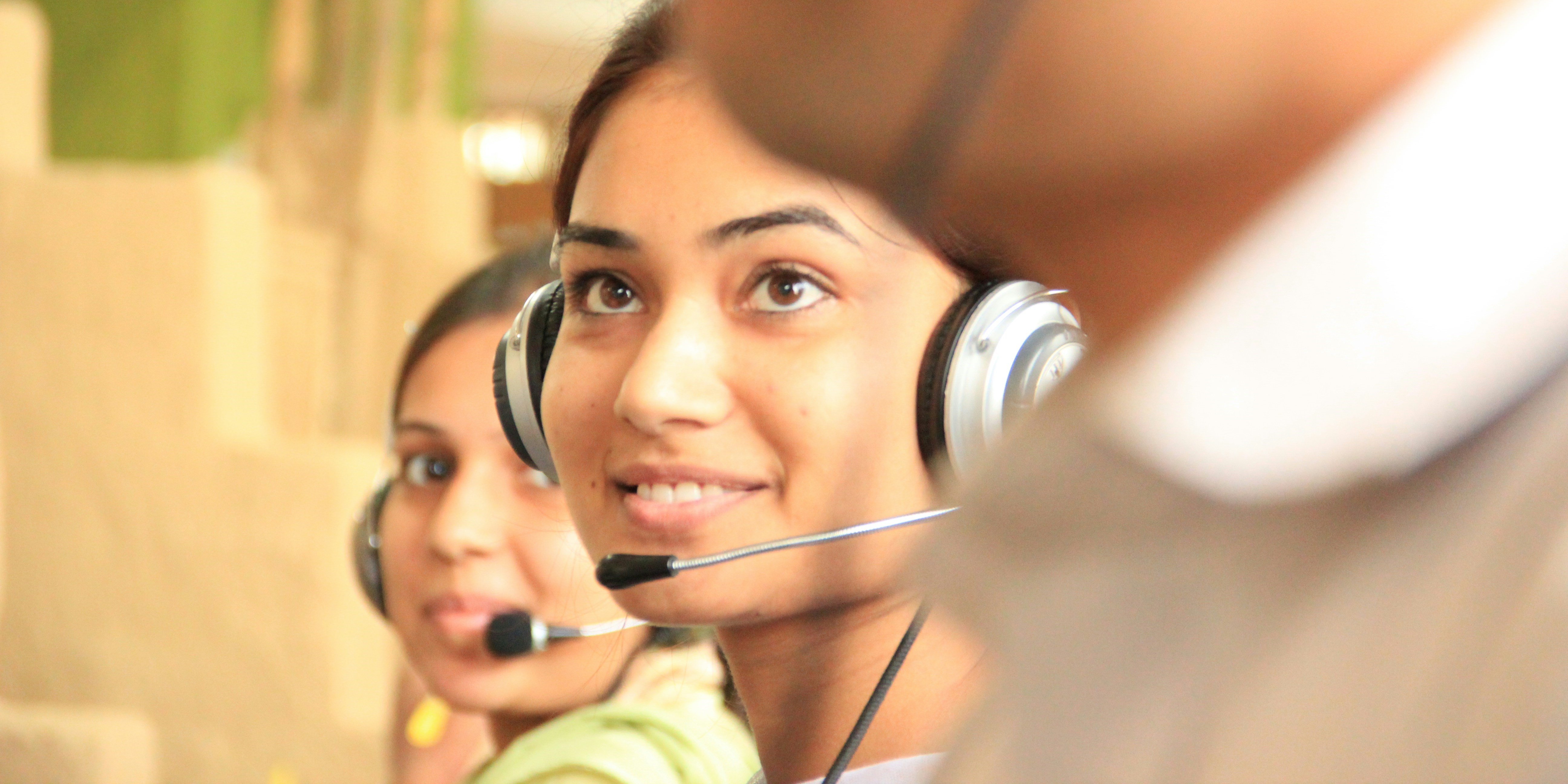 employees taking calls