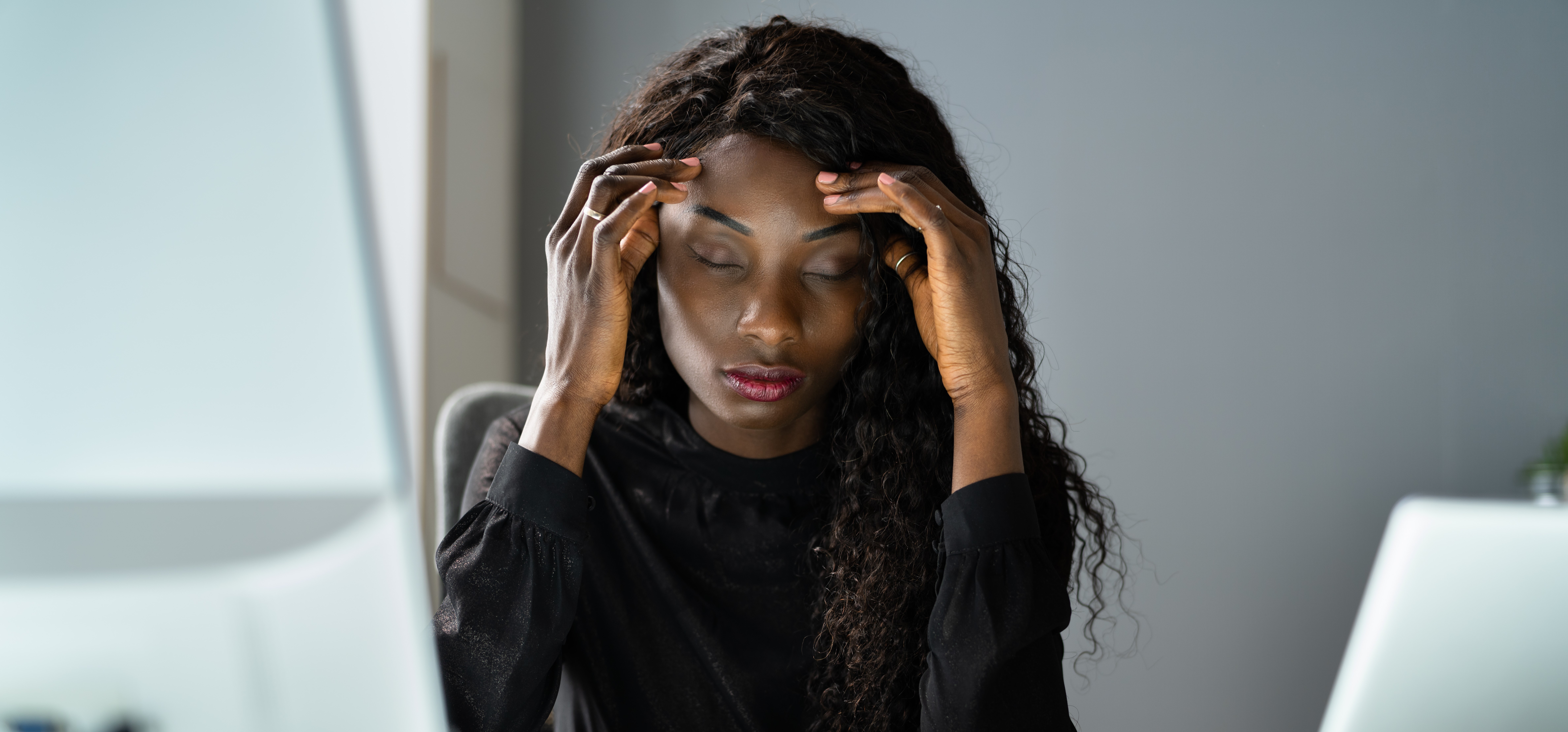 stressed woman