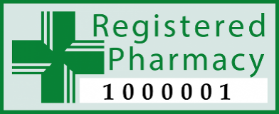 Registered pharmacy logo