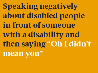 Disability microaggressions